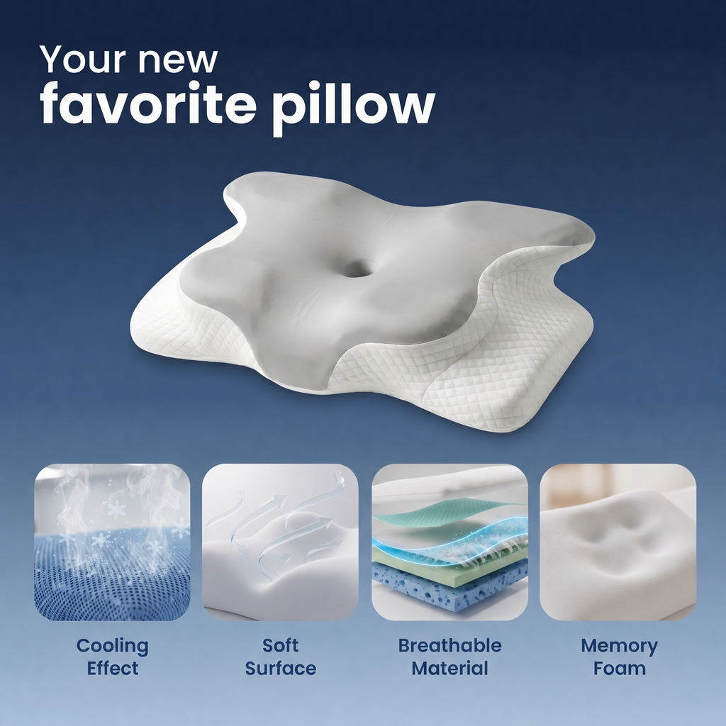 The Sleepr Ergonomic Pillow
